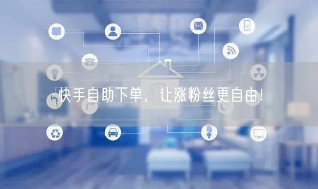 快手自助下单，让涨粉丝更自由！