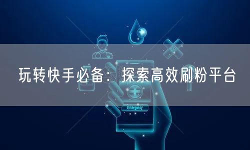 玩转快手必备：探索高效刷粉平台