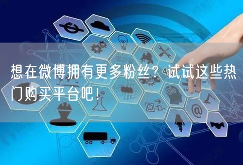 想在微博拥有更多粉丝？试试这些热门购买平台吧！