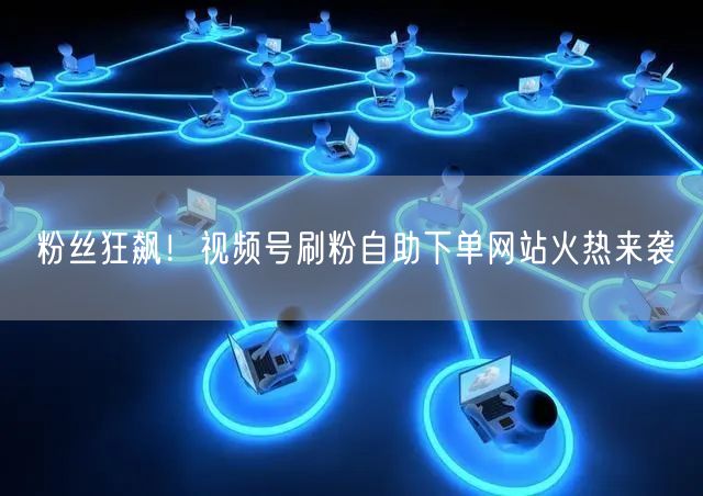粉丝狂飙！视频号刷粉自助下单网站火热来袭