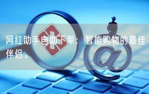 网红助手自助下单：智能购物的最佳伴侣。